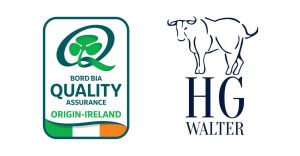 Bord Bia Quality Mark logo beside the HG Walter logo