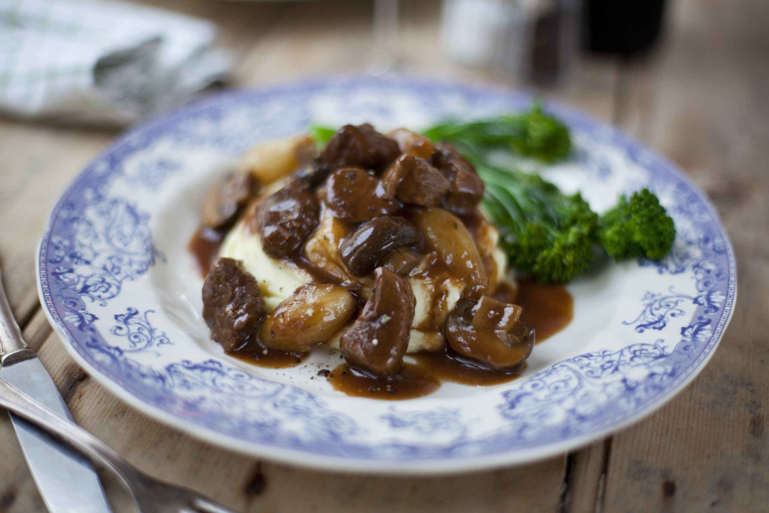 Beef and Chestnut Mushroom Casserole