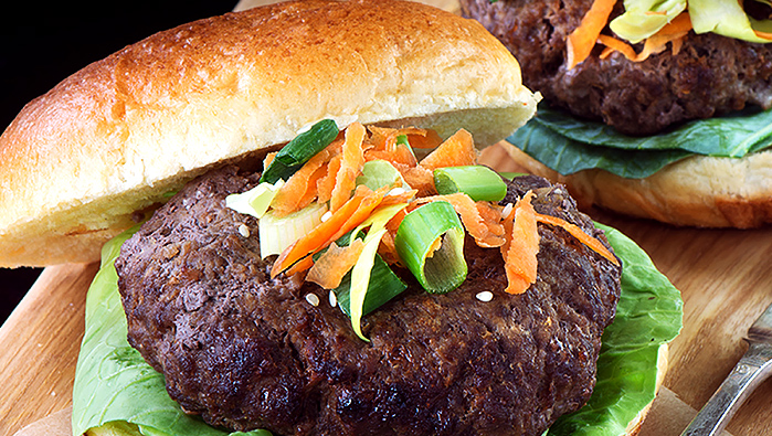 Teriyaki Beef Burgers