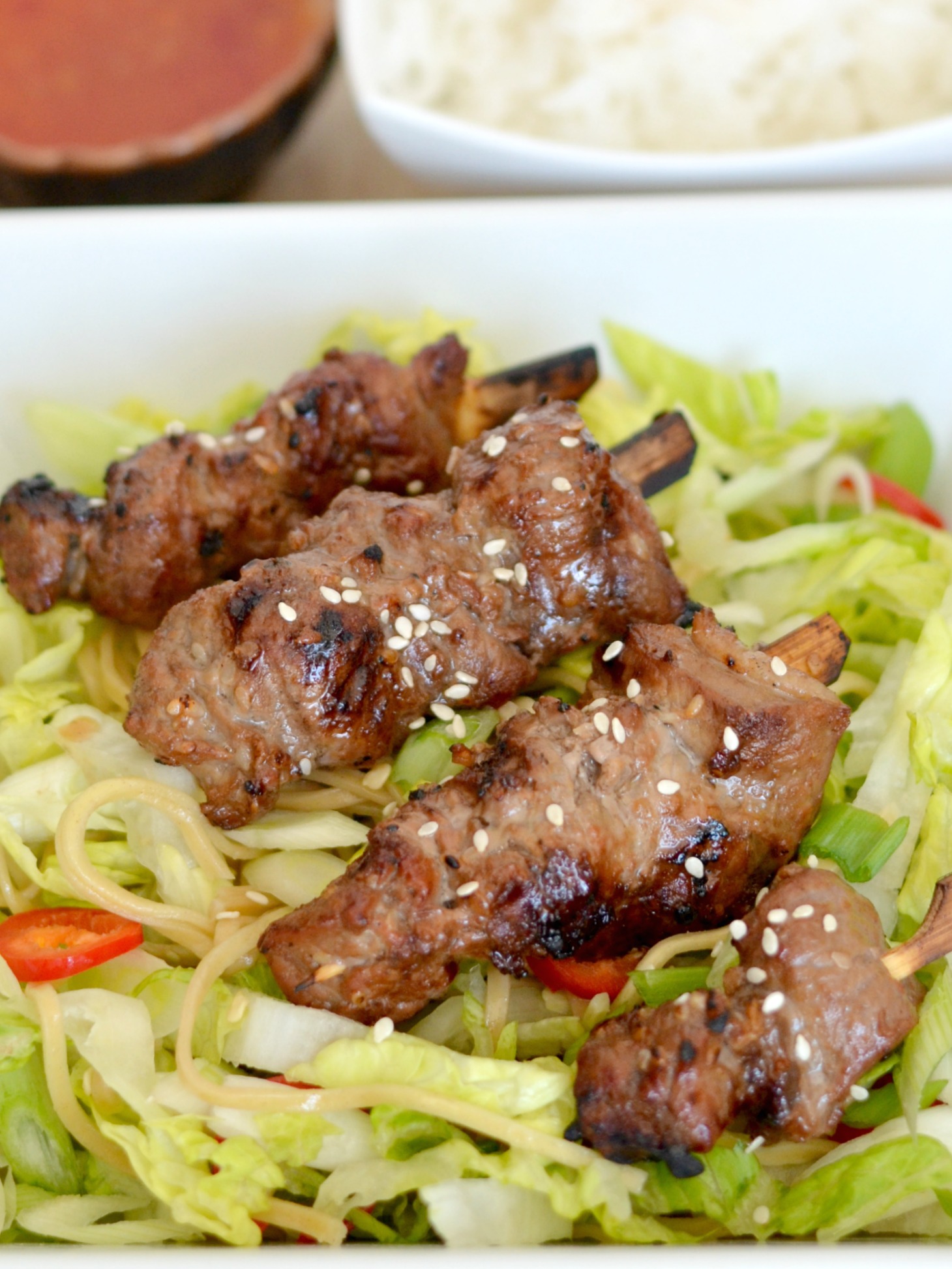 Asian Beef Skewers