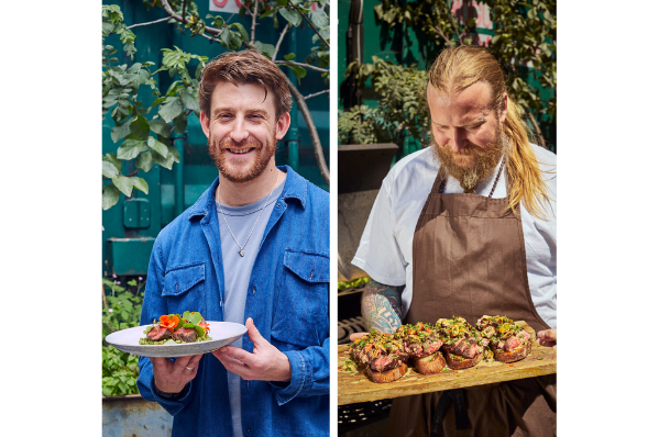 Chefs presenting their Irish beef dishes