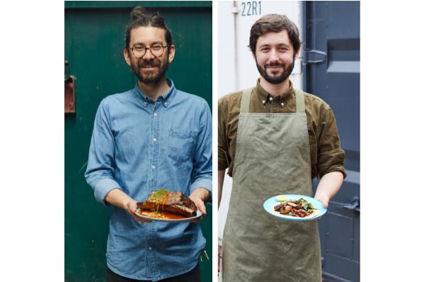 Chefs presenting their Irish beef dishes