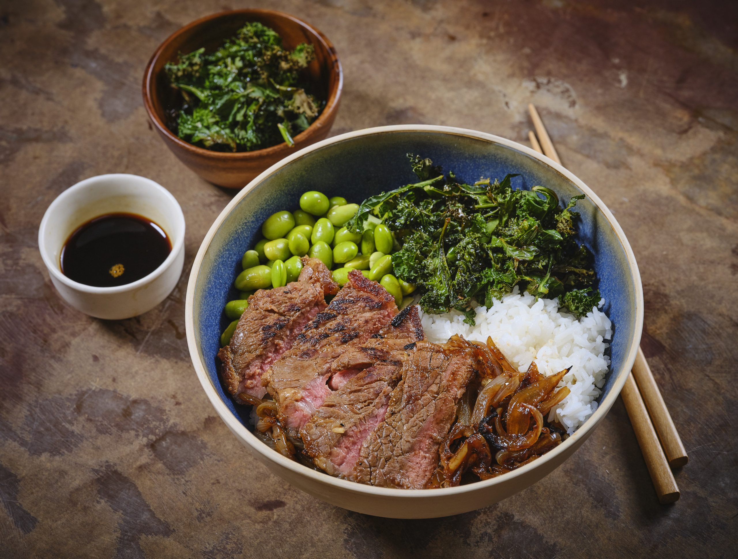 Rice bowl with Irish Beef