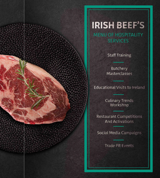 Irish Beef's Menu of Hospitality Services
